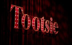 The light-up "Tootsie" sign at the Arizona Broadway Theatre.