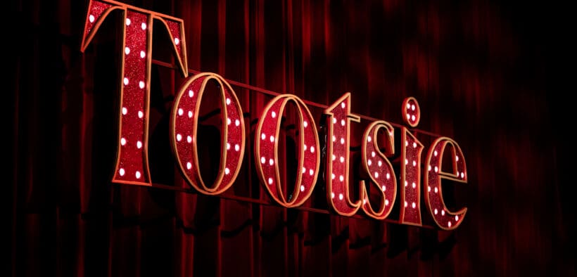 The light-up "Tootsie" sign at the Arizona Broadway Theatre.