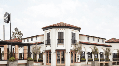 Exterior of Magnolia Table restaurant founded by Chip and Joanna Gaines in Waco, Texas.