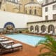 Courtyard pool at Omni La Mansión del Rio in San Antonio, Texas.