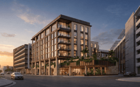 Rendering of the planned 168-room Tribute Portfolio hotel at Novus Innovation Corridor in Tempe, Arizona.