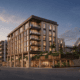 Rendering of the planned 168-room Tribute Portfolio hotel at Novus Innovation Corridor in Tempe, Arizona.